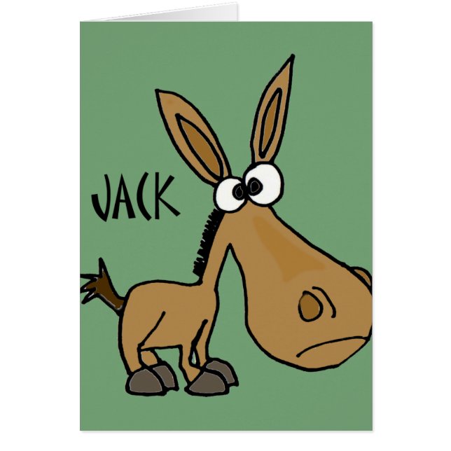 Âne drôle appelé Jack (Devant)