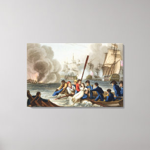 Anecdote at the Battle of Trafalgar Canvas Print