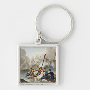 Anecdote at the Battle of Trafalgar Keychain