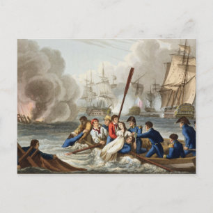 Anecdote at the Battle of Trafalgar Postcard