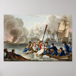 Anecdote at the Battle of Trafalgar Poster