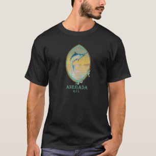 Anegada Bvi Vintage Offshore Fishing Vacation T-Shirt