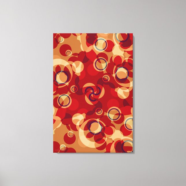 Anemidelic Abstract Art Wrapped Canvas (Front)