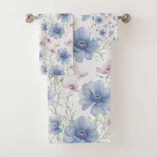 Anémone Bleu Et Rose