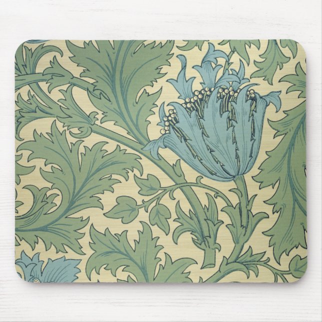 'Anemone' design (textile) Mouse Pad (Front)