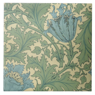 'Anemone' design (textile) Tile