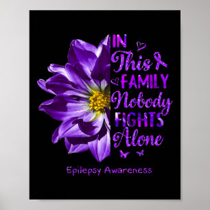 Anemone Epilepsy Awareness Costumes Nobody Fights  Poster