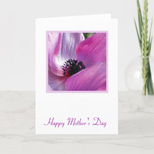 Anemone Mother's Day Card