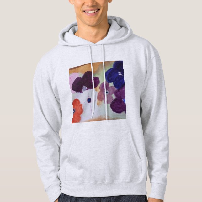 Anemone Spring Flowers Hoodie (Front)