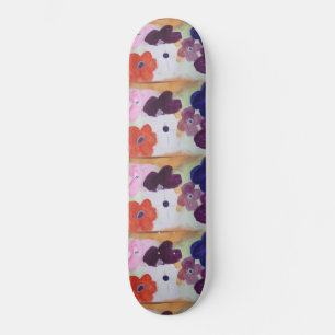 Anemone Spring Flowers Skateboard