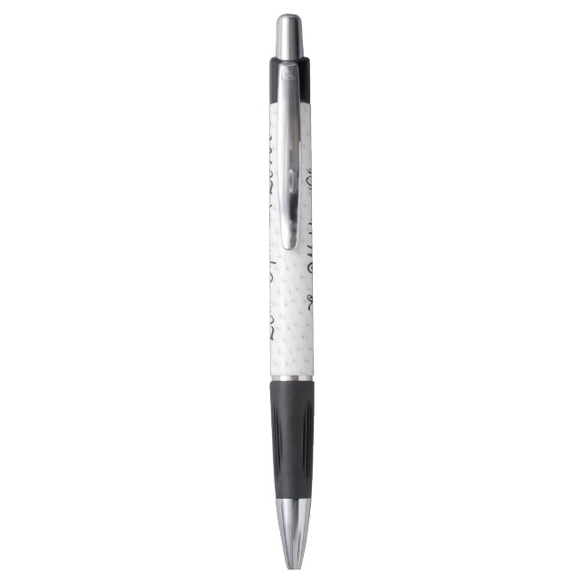 ~Anemone Sur Stylo Blanc (Dos (Vertical))