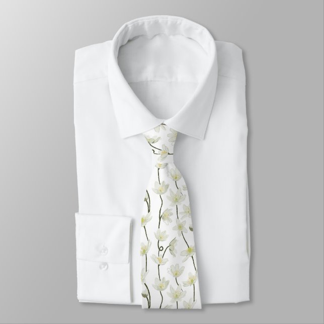 Anemone – Transparent (Choose your own color) Tie (Tied)