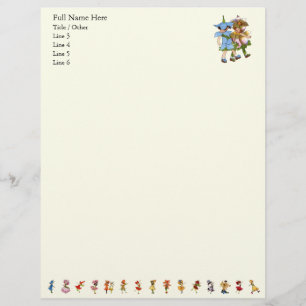 Anemones and Bluets Letterhead