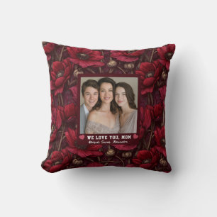 Anemones Bouquet Best Grandma Bedroom Decor Floral Throw Pillow