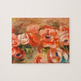 Anemones by Renoir Impressionist Painting Jigsaw Puzzle