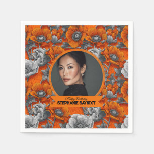 Anemones Floral 60Th Birthday Gift For Wife Napkin