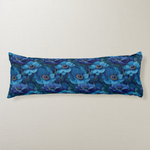 Anemones Floral Coastal Decor Floral Memory Foam Body Pillow