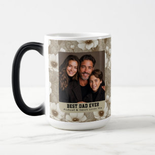 Anemones Floral Step Dad Daddy Keepsake Magic Mug