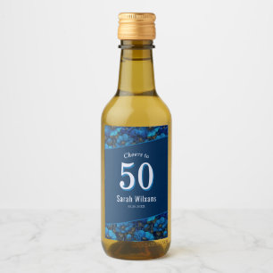 Anemones Flower Teen Birthday Personalized Wine Label