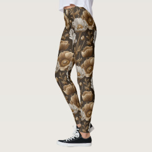 Anemones Flower Weightlifting Anemones Inspired  Leggings