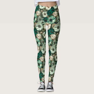  Anemones flower Yoga Anemones Luxury Mothers Day  Leggings