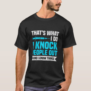 Anesthesia CRNA Nurse Anesthetist & Anesthesiology T-Shirt
