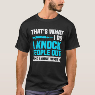 Anesthesia CRNA Nurse Anesthetist & Anesthesiology T-Shirt
