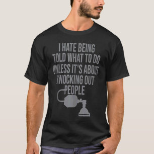 Anesthesia doctor anesthetist anesthesiology crna T-Shirt