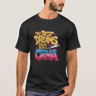 Anesthesia Doctor CRNA Nurse Design Anesthesiologi T-Shirt