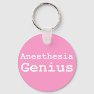 Anesthesia Genius Gifts Keychain