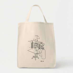Anesthesia Machine Grocery Tote Bag