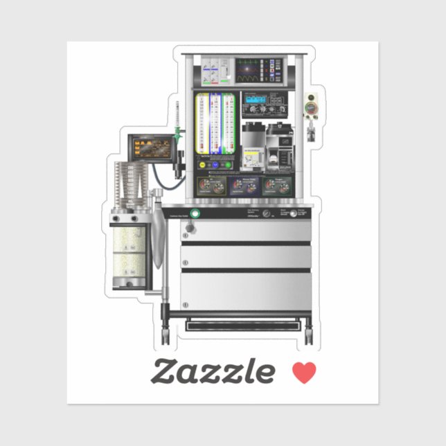 Anesthesia Machine Vinyl (Sheet)