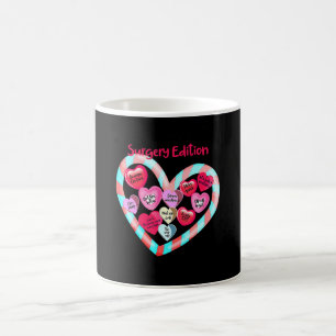 Anesthesia Nurse Candy Heart Surgery Edition Valen Coffee Mug