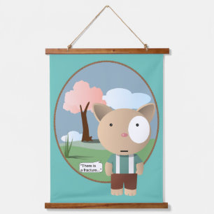 Anesthesia Orthopedics There Is A Fracture  Hanging Tapestry