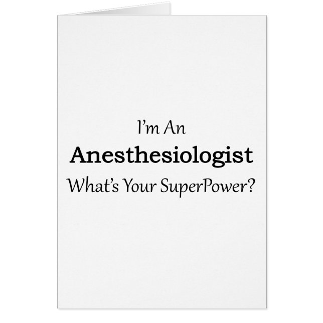 Anesthesiologist (Front)