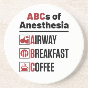 Anesthesiologist Anesthesiology Doctor Nurse Funny Coaster