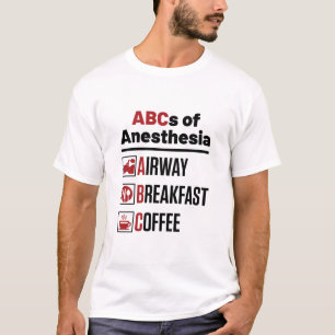 Anesthesiologist Anesthesiology Doctor Nurse Funny T-Shirt
