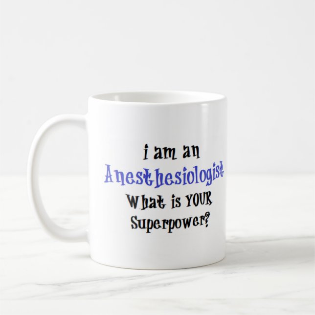 anesthesiologist coffee mug (Left)