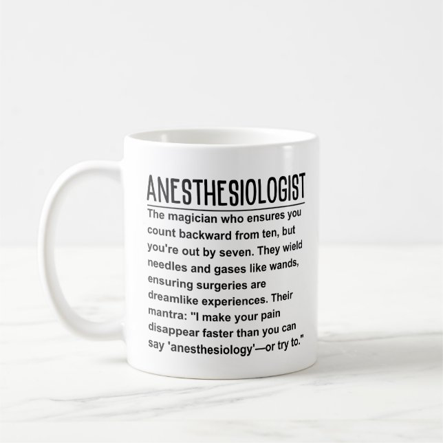 Anesthesiologist Coffee Mug (Left)
