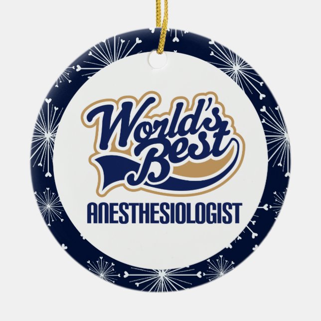 Anesthesiologist Gift Ornament (Front)