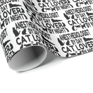 Anesthesiologist Loves Cats Wrapping Paper