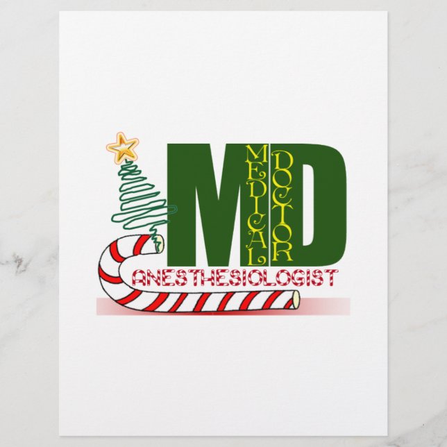 Anesthesiologist MERRY CHRISTMAS (Front)