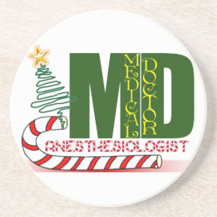 Anesthesiologist MERRY CHRISTMAS Coaster