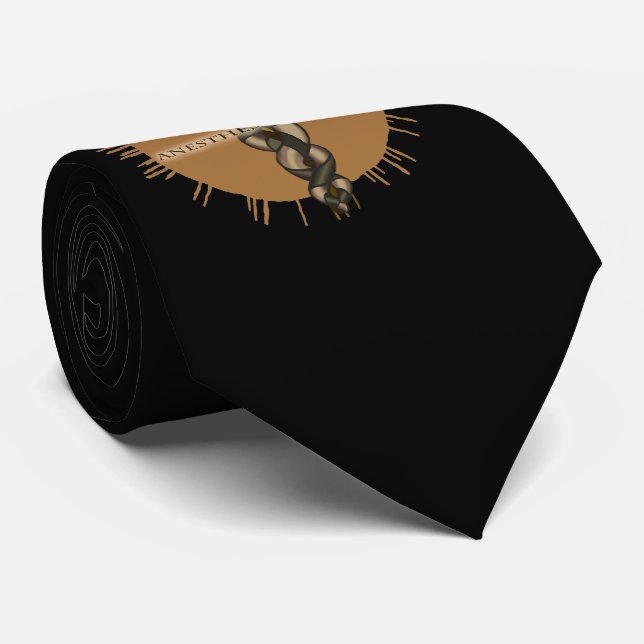 Anesthesiologist Tie (Rolled)