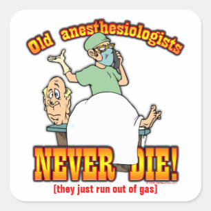 Anesthesiologists Square Sticker