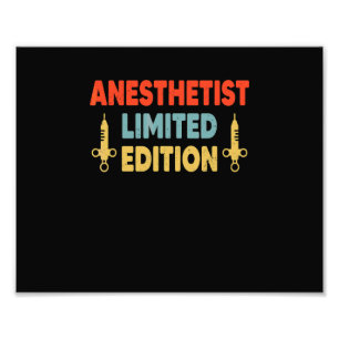 Anesthetist Nurse Anesthetist Photo Print
