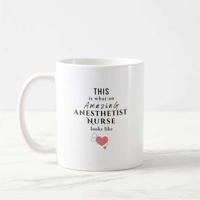 Anesthetist Nurse Coffee Mug (Left)