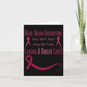 Aneurysm Awareness 7  Card