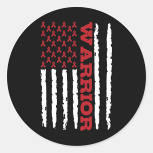 Aneurysm Awareness 9 Classic Round Sticker