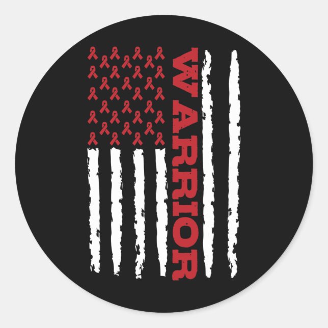 Aneurysm Awareness 9  Classic Round Sticker (Front)